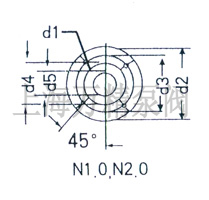 2BV型水環(huán)式真空泵的安裝尺寸